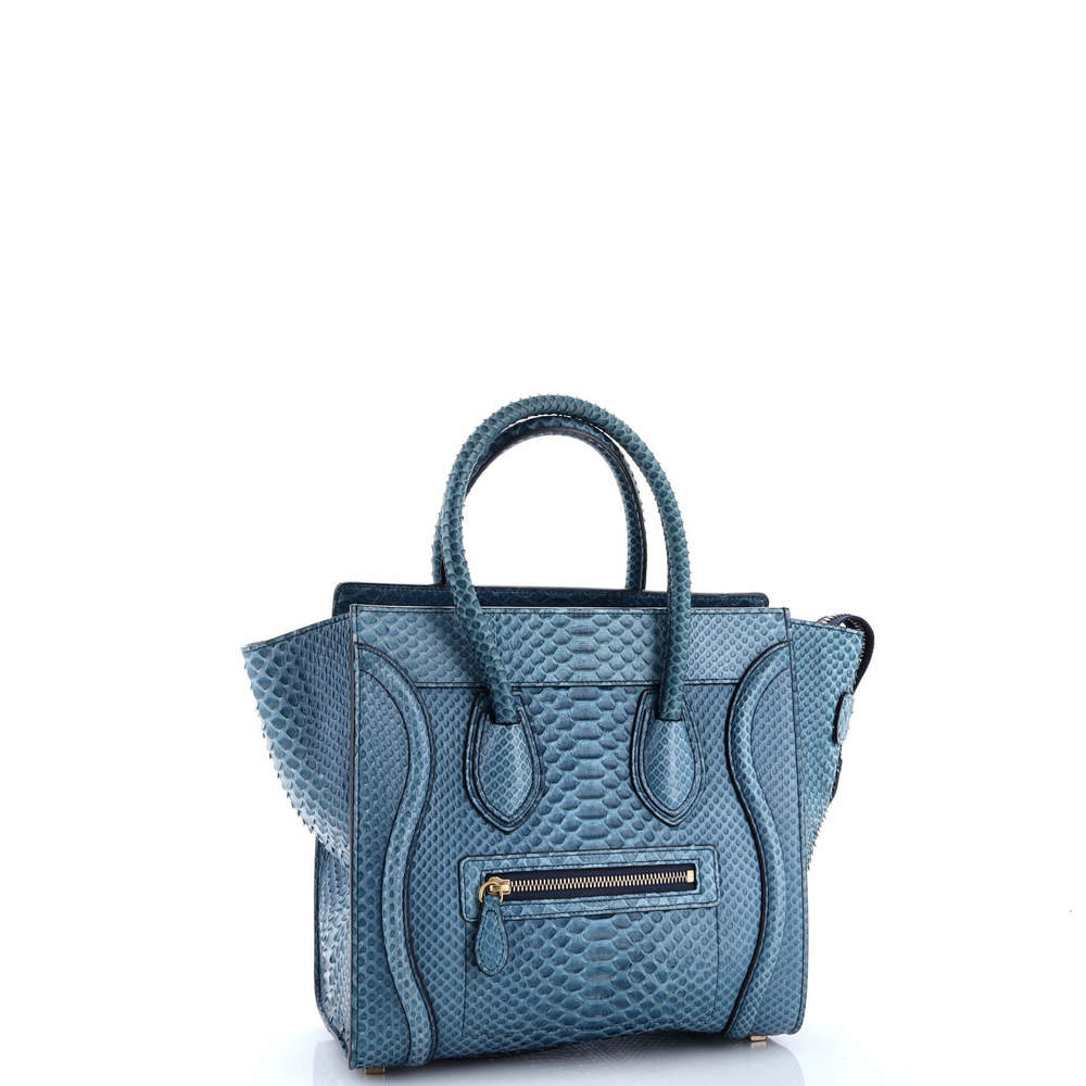 Celine Micro Luggage Bag Python - image 2